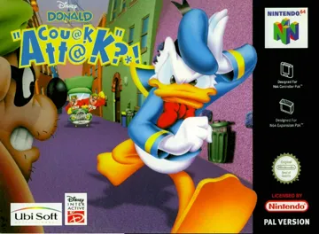 Donald Duck - Quack Attack (Europe) (En,Fr,De,Es,It) box cover front